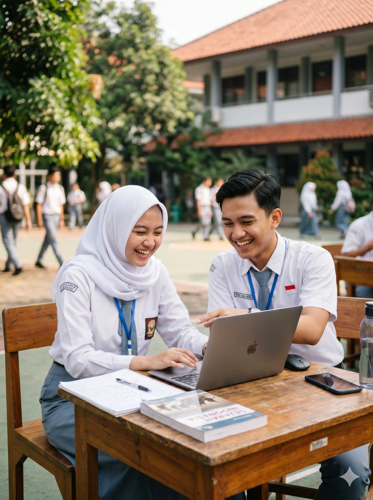 Students learning