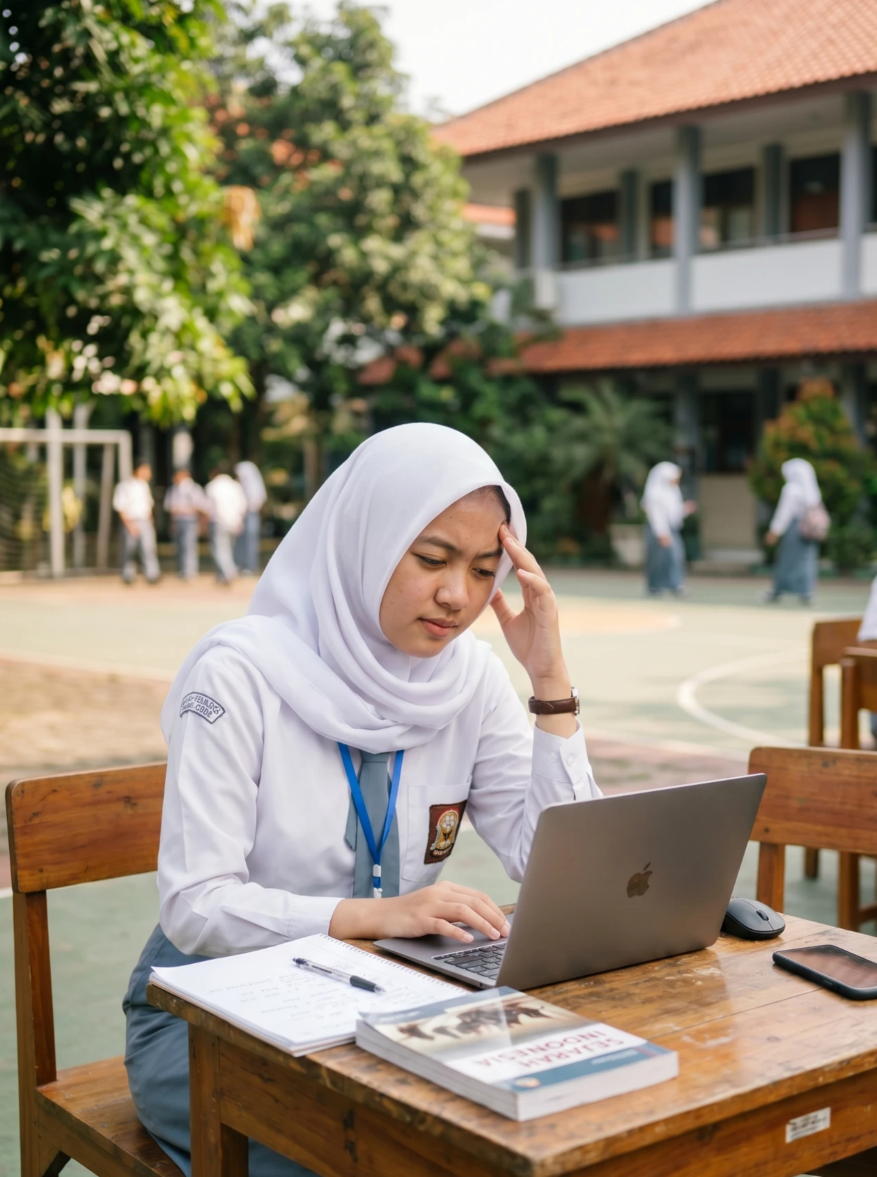 Stressed student